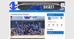 Desktop Screenshot of aldeville-basket.com